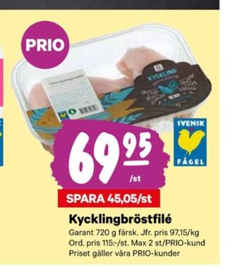 City Gross Garant kycklingbröstfilé erbjuda