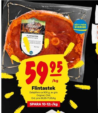 City Gross Dalsjöfors flintastek erbjuda