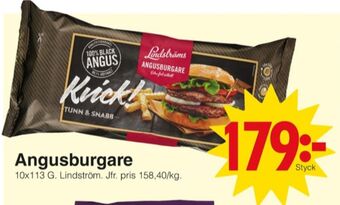 Matöppet Lindströms hamburgare erbjuda