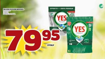 Matdax Yes diskmaskintabs erbjuda