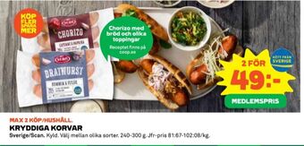 Coop Scan chorizo erbjuda