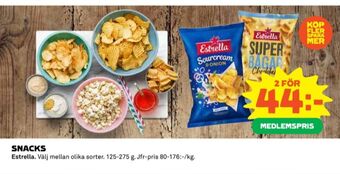 Coop Estrella chips erbjuda