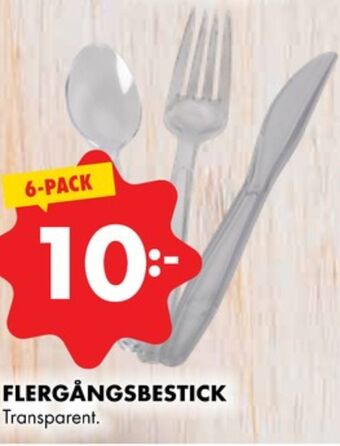 ÖoB Myr effekt engångsbestick/servis erbjuda
