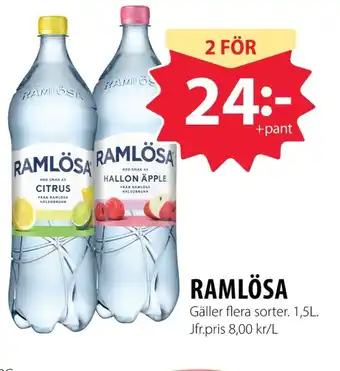 Hallon äpple mineralvatten
