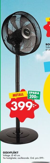 ÖoB Voltage golvfläkt erbjuda