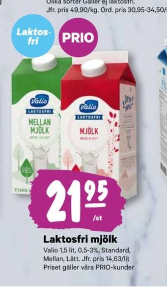 City Gross Valio mellanmjölk erbjuda