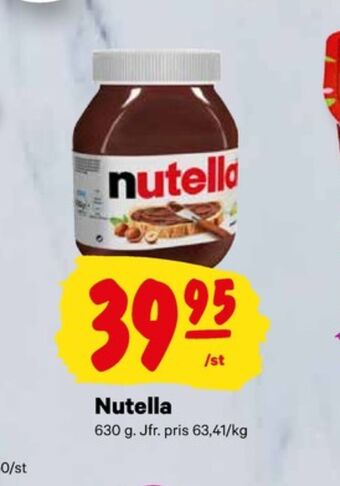 City Gross Nutella chokladpålägg erbjuda