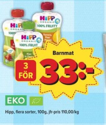 Östenssons Hipp barnmat erbjuda