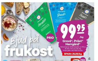 City Gross Skånemejerier prästost erbjuda