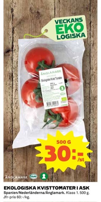 Coop Änglamark tomater erbjuda