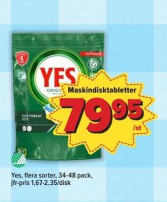 Östenssons Yes diskmaskintabs erbjuda