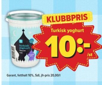 Östenssons Garant yoghurt erbjuda
