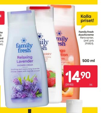 Rusta Family fresh duschtvål erbjuda