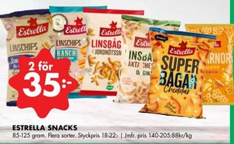 ÖoB Estrella snacks erbjuda