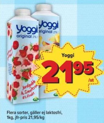 Östenssons Yoggi yoghurt erbjuda