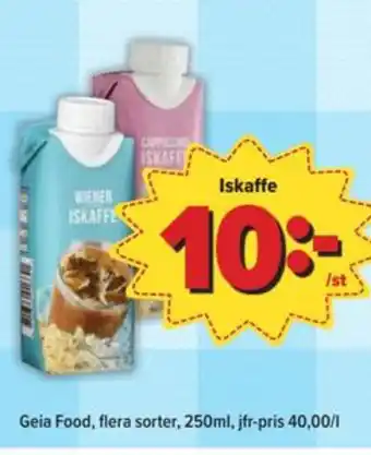 Östenssons Geia iskaffe erbjuda