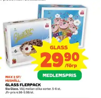 Sia glassbåtar
