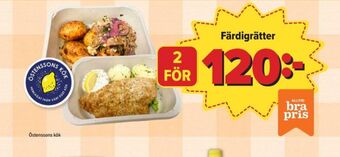Östenssons Östenssons färdigrätter erbjuda