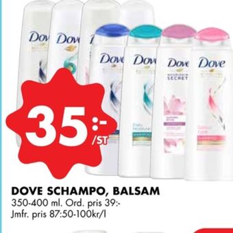 ÖoB Dove balsam erbjuda