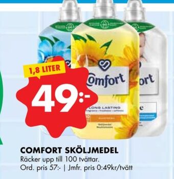 ÖoB Comfort sköljmedel erbjuda