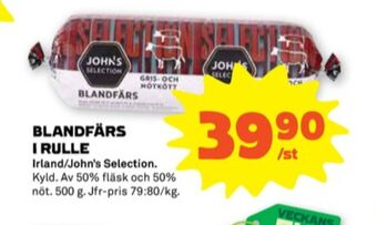Stora Coop Johns selection blandfärs erbjuda