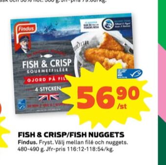 Stora Coop Fish & crisp fiskpinnar erbjuda