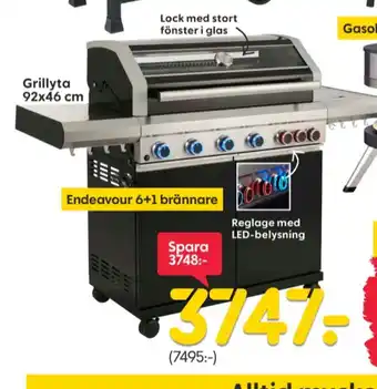 Rusta Endeavour gasolgrill erbjuda