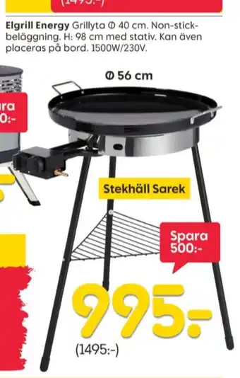Rusta Endeavour elgrill erbjuda
