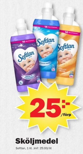 Pekås Softlan sköljmedel erbjuda