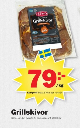 Pekås Scan grillskiva erbjuda
