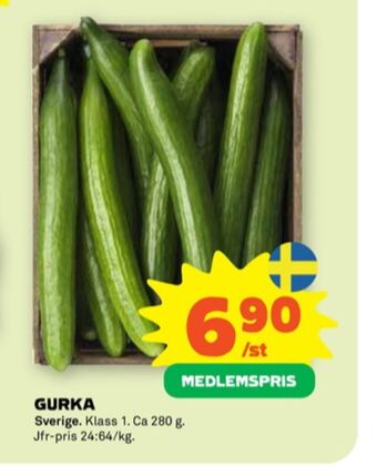 Stora Coop Änglamark gurka erbjuda