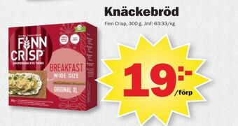 Pekås Finn crisp knäckebröd erbjuda