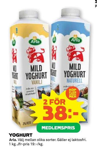 Stora Coop Yoghurt erbjuda