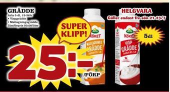 Nya Pulsen Grädde erbjuda