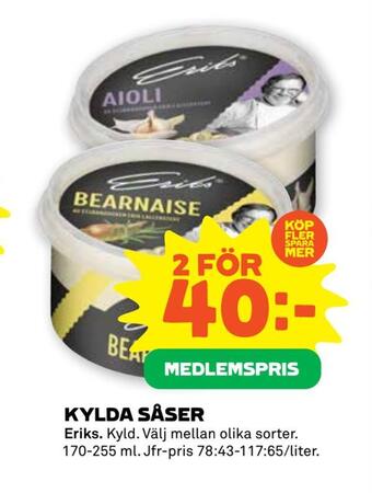 Stora Coop Kylda såser erbjuda
