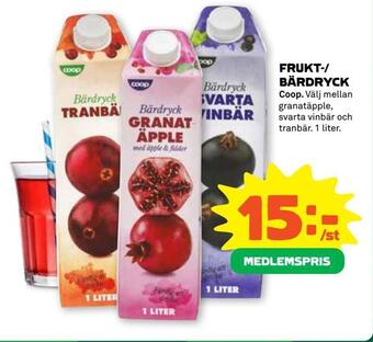 Stora Coop Frukt-/ bärdryck erbjuda