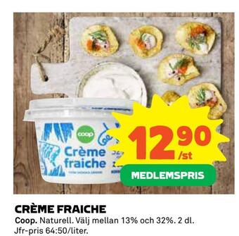 Coop Crème fraiche erbjuda