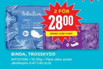 Willys Binda, trosskydd erbjuda
