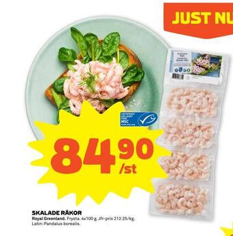 Stora Coop Skalade räkor erbjuda