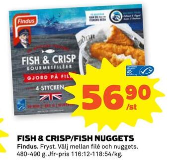 Stora Coop Fish & crisp/fish nuggets erbjuda