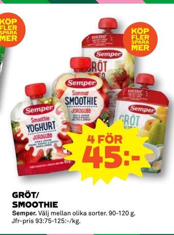 Gröt/ smoothie