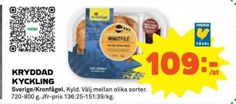 Coop Forum Kryddad kyckling erbjuda