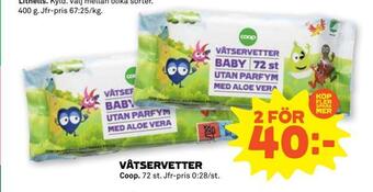 Stora Coop Våtservetter erbjuda
