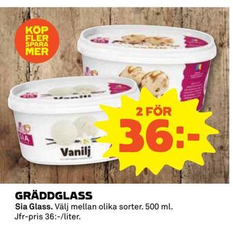 Coop Gräddglass erbjuda