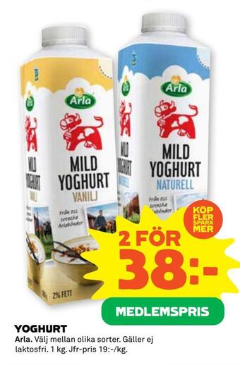 Coop Forum Yoghurt erbjuda