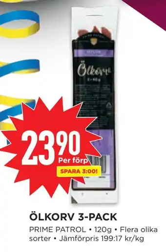 Willys Ölkorv 3-pack erbjuda