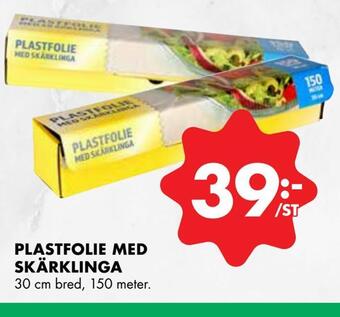 ÖoB Plastfolie med skärklinga erbjuda