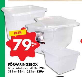 ÖoB Förvaringsbox erbjuda