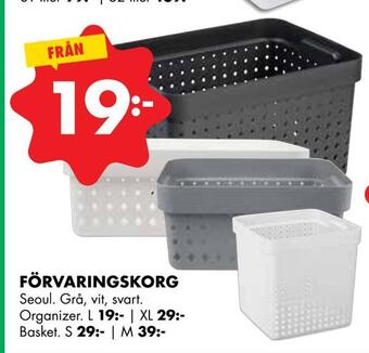 ÖoB Förvaringskorg erbjuda