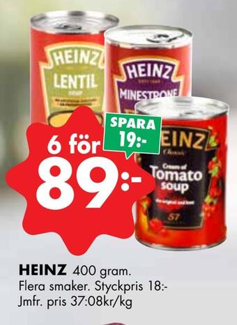 ÖoB Heinz erbjuda